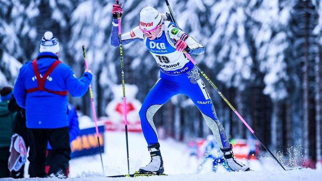 Kaisa Mäkäräinen epäonnistui Saksan Oberhofissa.