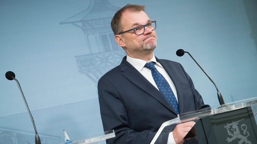 Pääministeri Juha Sipilä (kesk.).