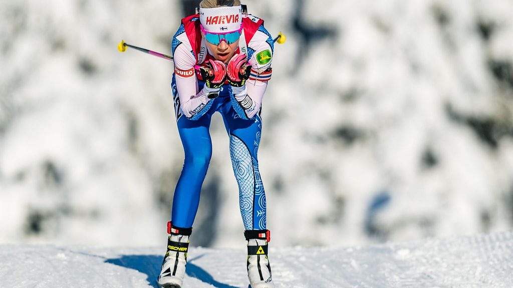 Kaisa Mäkäräinen kapusi takaa-ajossa 22:nneksi.