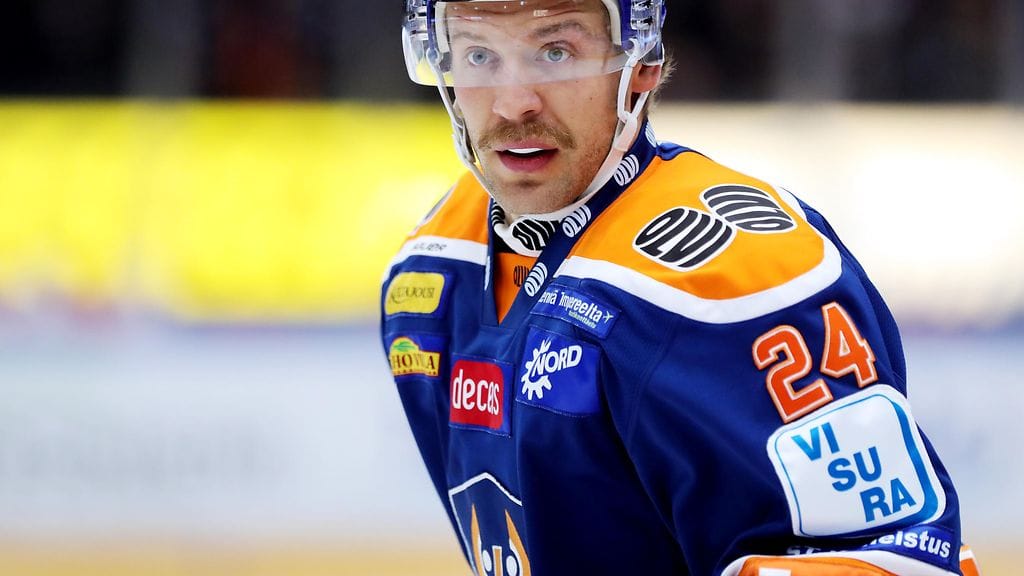 Ben Blood teki 1+1-tehot Sportia vastaan Tampereella.