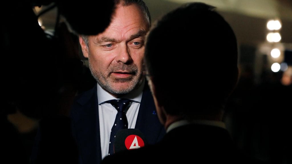Ruotsin liberaalien puheenjohtaja Jan Björklund.