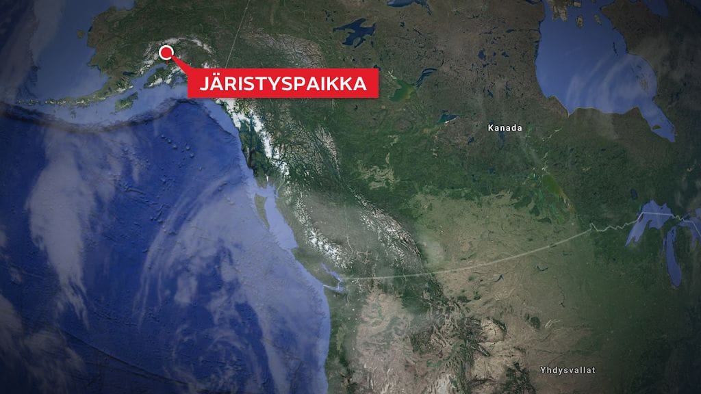 Alaskassa on sattunut 5,4 magnitudin maanjäristys.