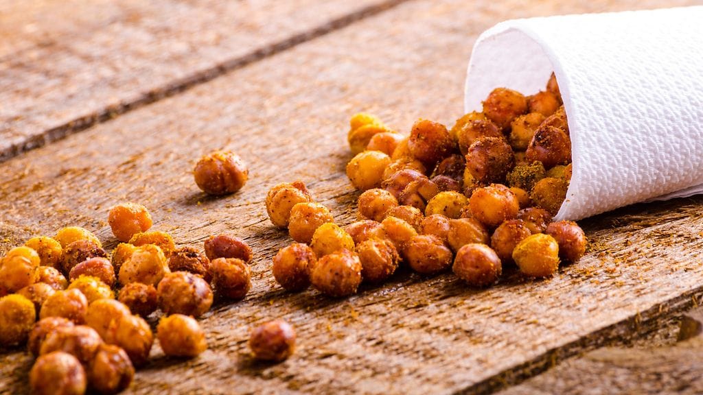 paahdetut kikherneet