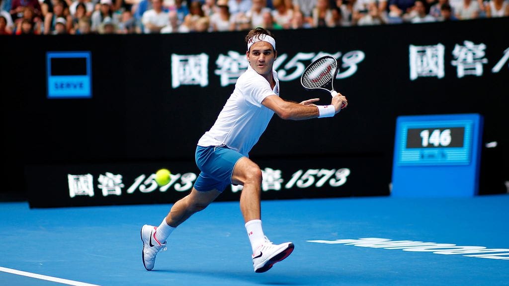 Roger Federer selviytyi jatkoon Australian avoimissa.