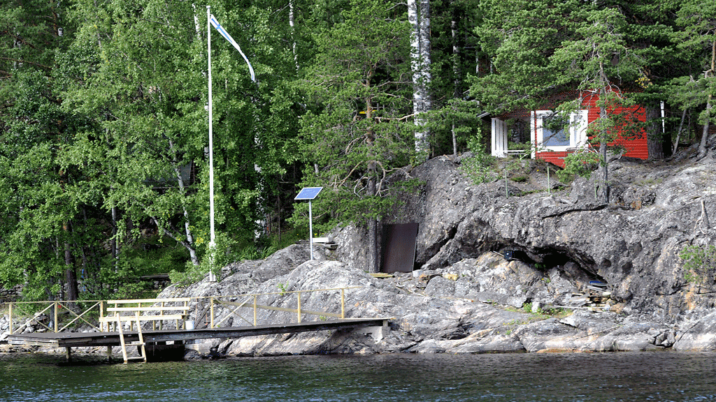 Kesämökki Saimaalla.