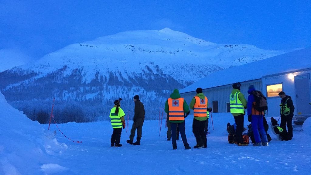 Tromssa, Tamokdalen, Norja, poliisi, etsinnät