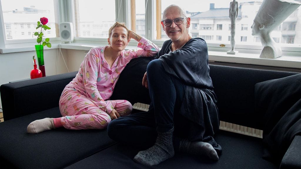 Jorma Uotinen ja Maria Veitola.