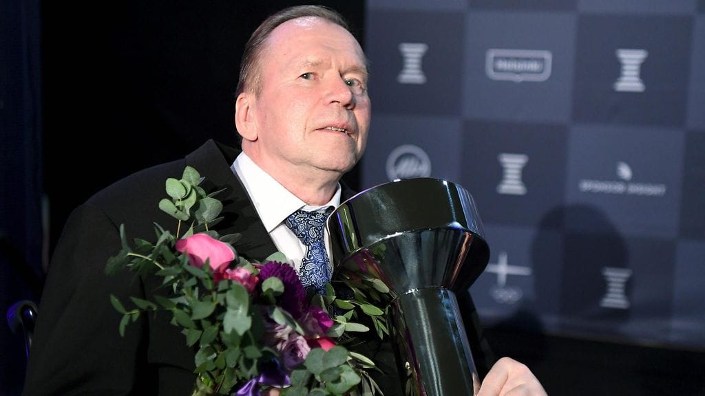 Timo Seppälä palkittiin Urheilugaalassa.