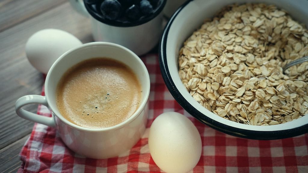 aamupala kananmuna kahvi puuro