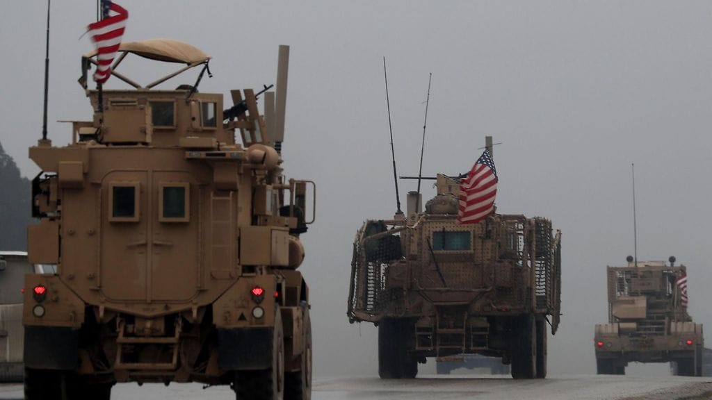 Kuvituskuvaa Yhdysvaltain armeijasta Syyriassa.