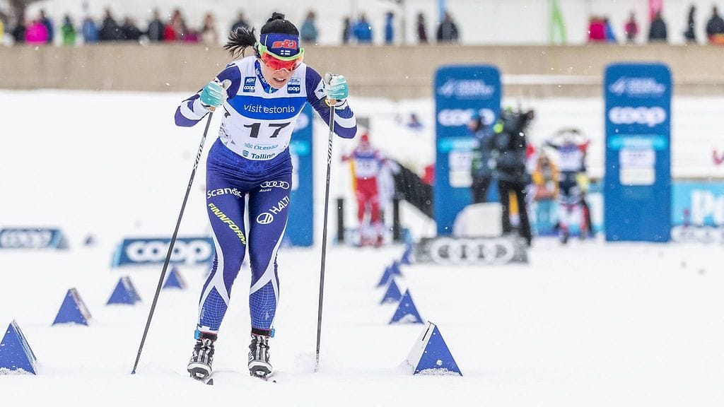 Krista Pärmäkoski Otepäässä lauantaina.