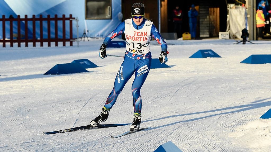 Anita Korva nappasi pronssia nuorten MM-kilpailuissa Lahdessa.