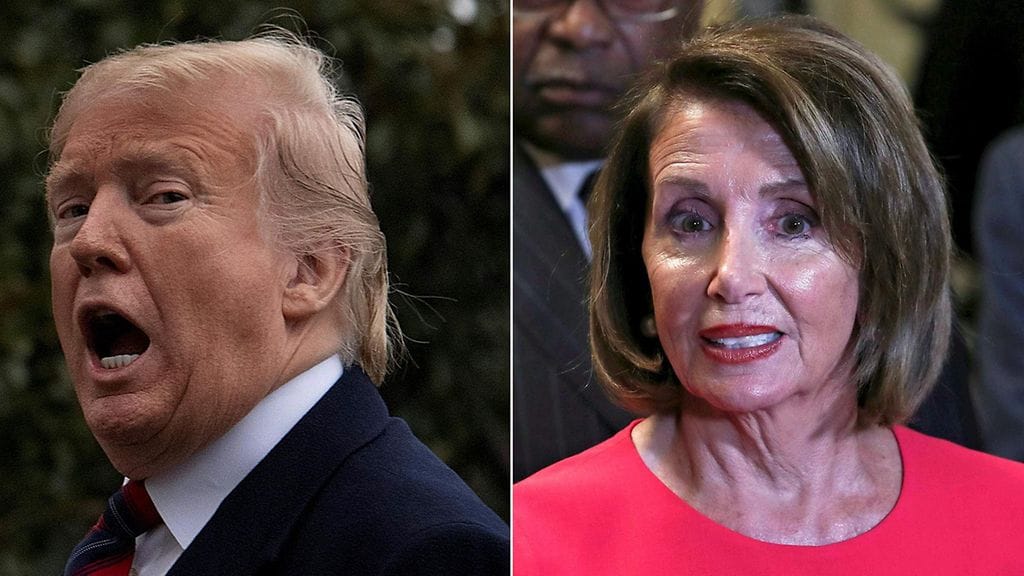 Edustajainhuoneen puhemies Nancy Pelosi totesi, että Donald Trump oli koonnut yhteen useita aloitteita, jotka kaikki on jo aiemmin tyrmätty.
