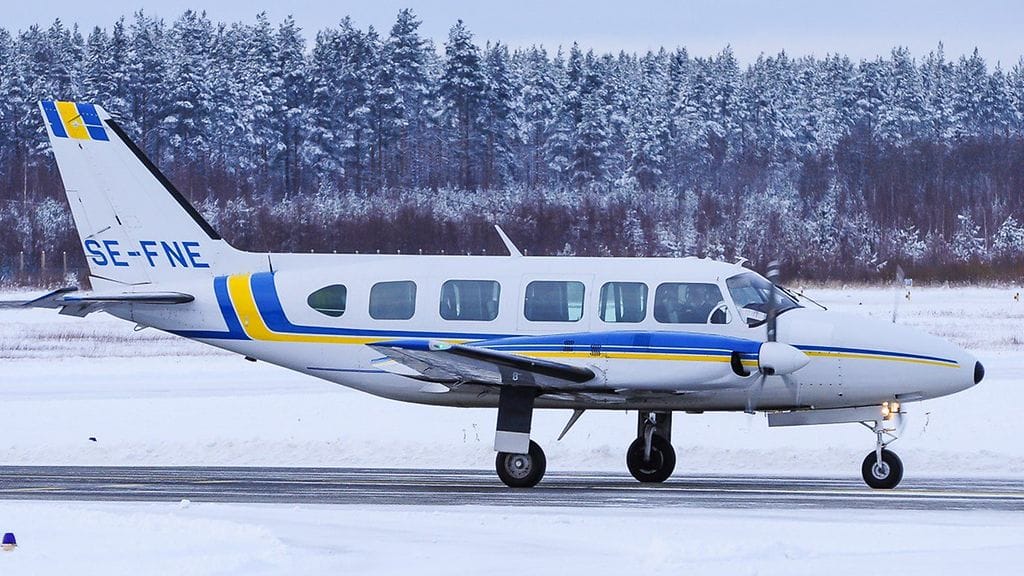 Ruotsalaisen Jonair AB -yhtiön liikelentokoneen laskeutuminen aiheutti vaaratilanteen Kokkola-Pietarsaaren lentoasemalla maaliskuussa 2018.