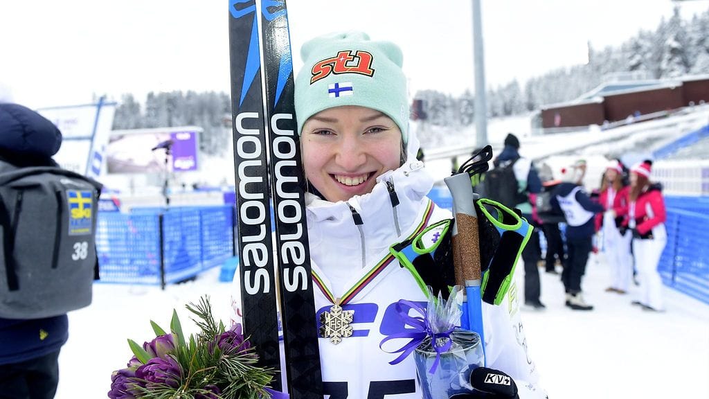 Anita Korva kuittasi jo toisen pronssissa alle 20-vuotiaiden MM-kisoissa Lahdessa.