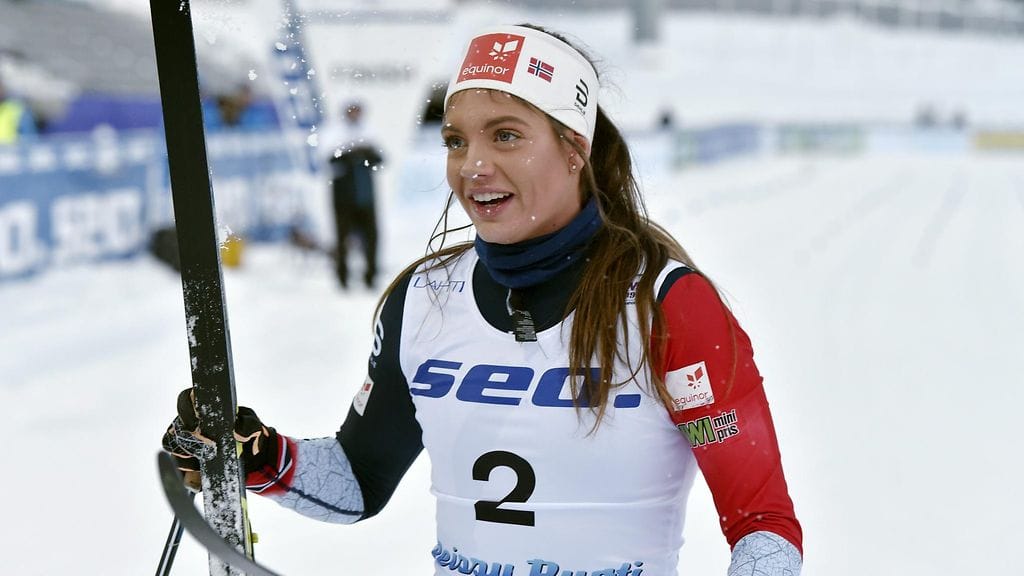 Kristine Stavås Skistad voitti kultaa nuorten MM-kisoissa Lahdessa.
