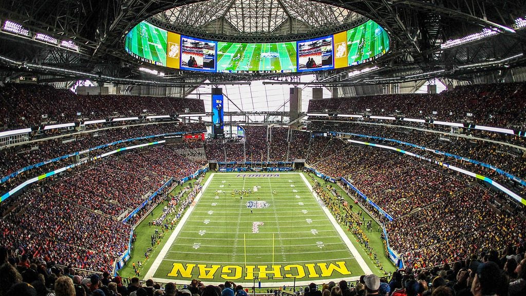 53. Super Bowl pelataan Atlantan Mercedes-Benz Stadiumilla.