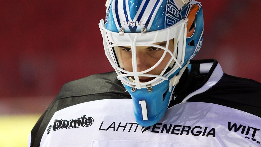 Jakub Skarek esitteli torjuntataitojaan Mestiksessä.