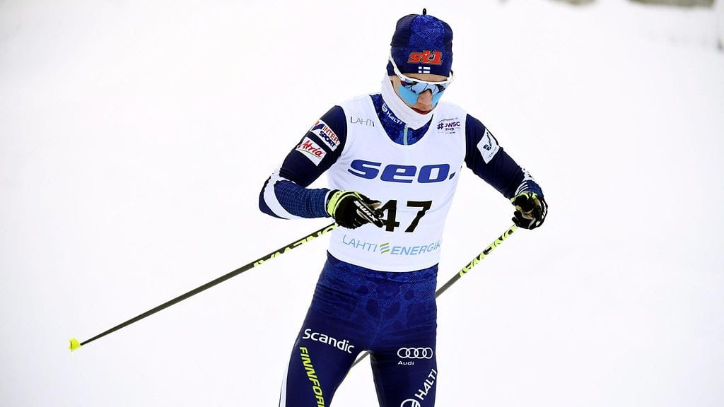 Miska Poikkimäki Lahden MM-laduilla.