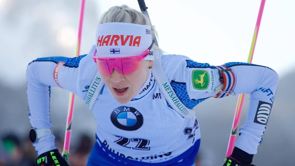 Kaisa Mäkäräinen palasi kärkisijoille.