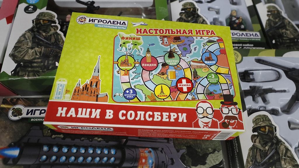 Venäjällä julkaistiin peli Skripalien myrkytyksestä.