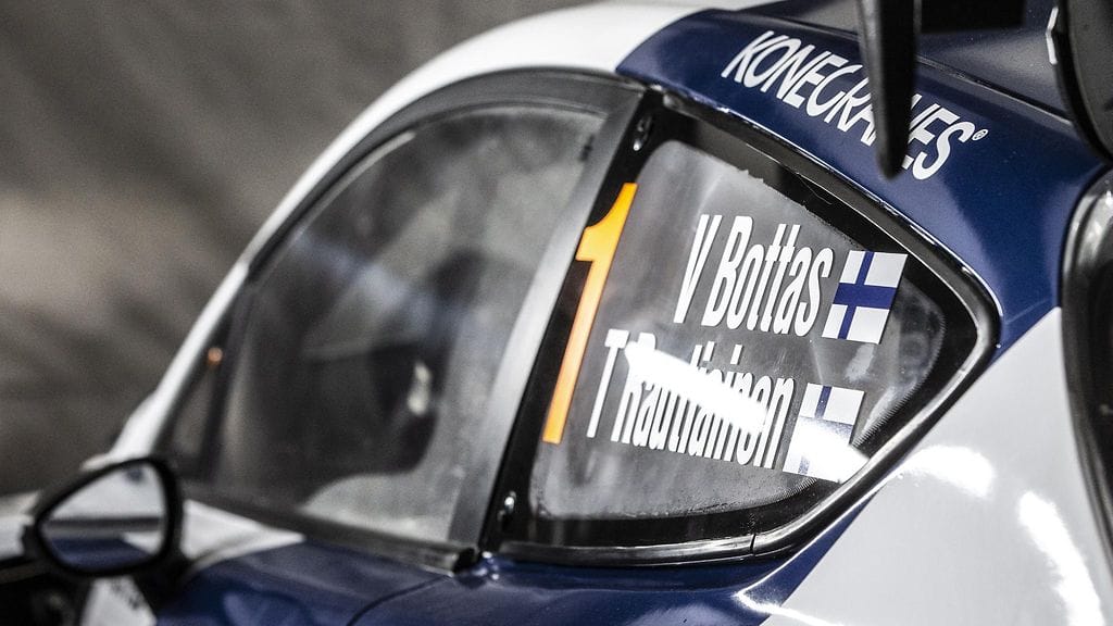 Valtteri Bottaksen vauhti on paranemassa Tunturirallissa.