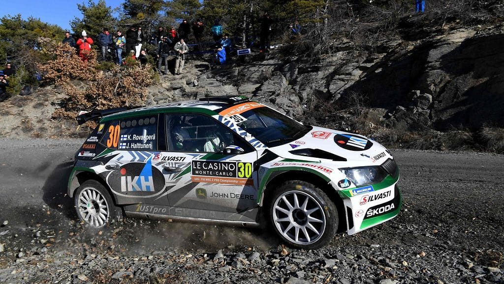 Kalle Rovanperä Monte Carlo -rallissa perjantaina.