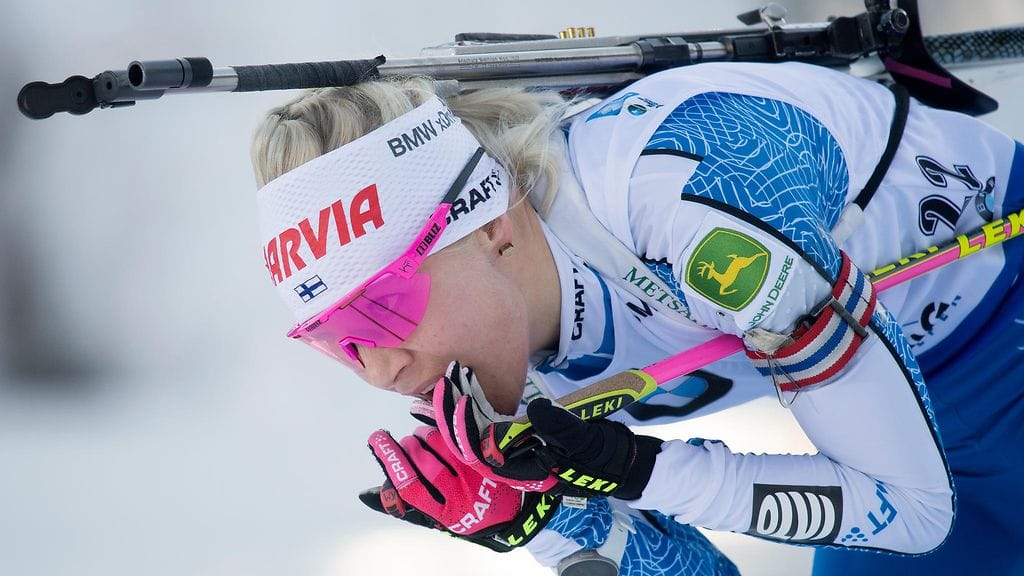 Kaisa Mäkäräinen sijoittui takaa-ajossa Antholz-Anterselvassa seitsemänneksi.