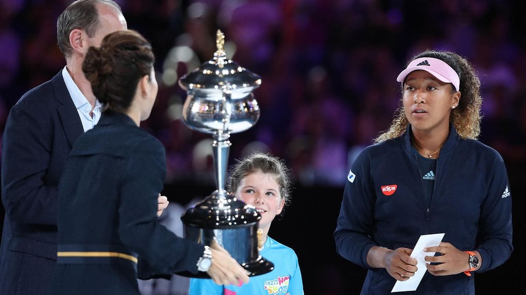 Naomi Osaka voitti Australian avointen naisten finaalin.