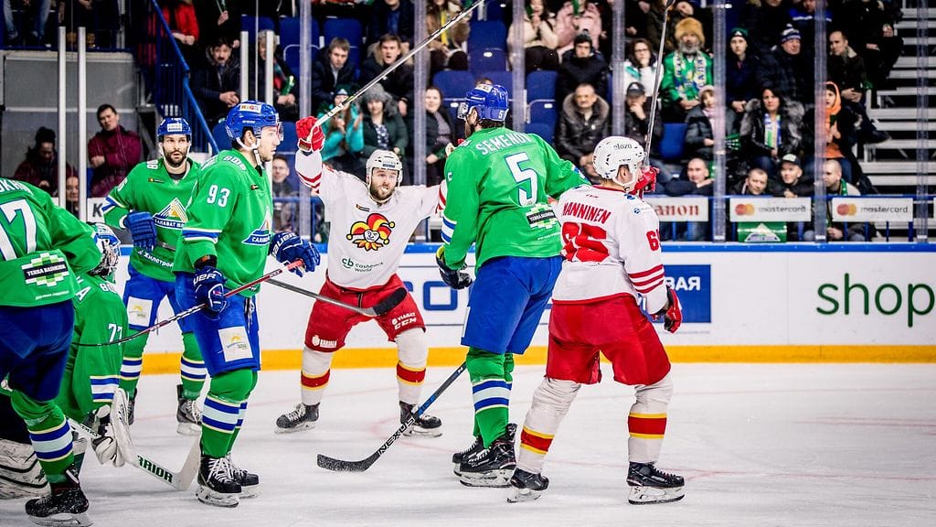 Jokerien Sakari Manninen iski Ufaa vastaan tehot 1+1.