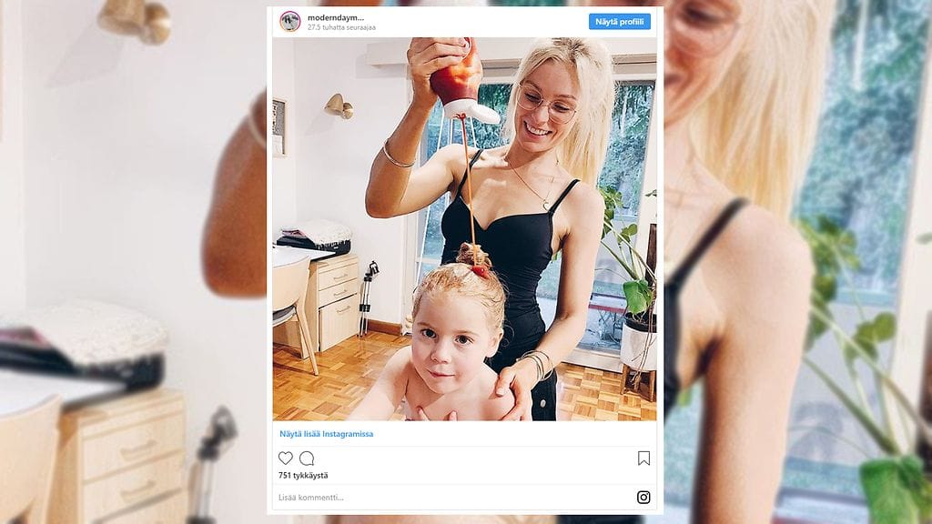 Ketsuppikikka pelastaa vihreät hiukset.