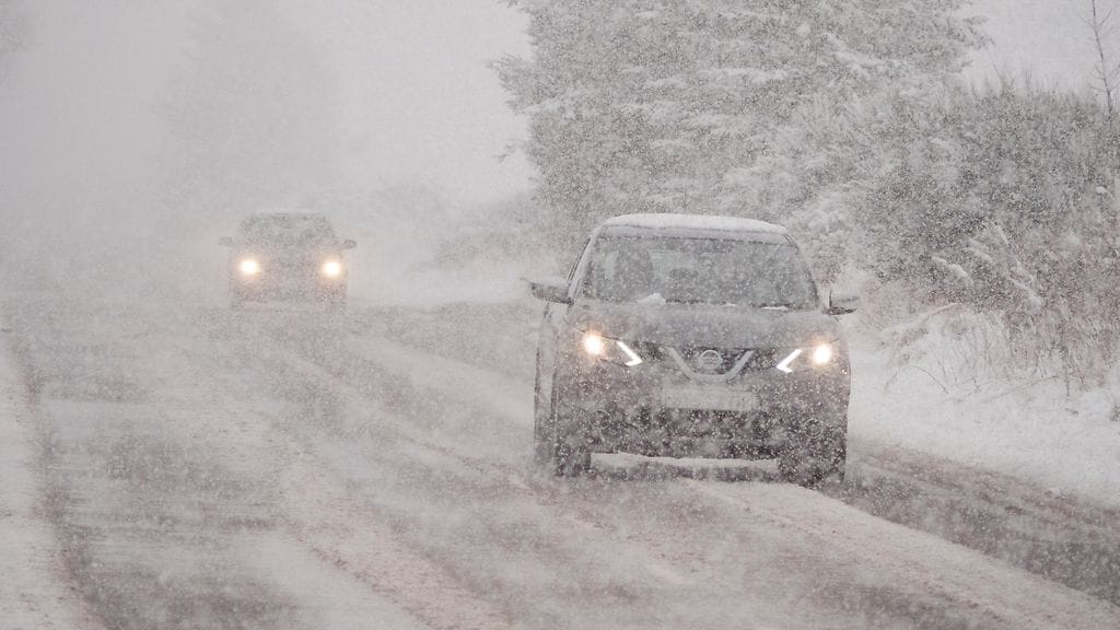 auto lumimyrsky ajokeli