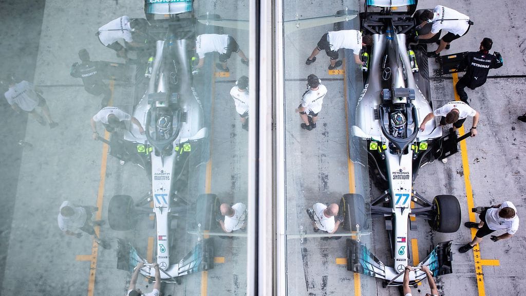 Valtteri Bottas Abu Dhabin testeissä viime marraskuussa.