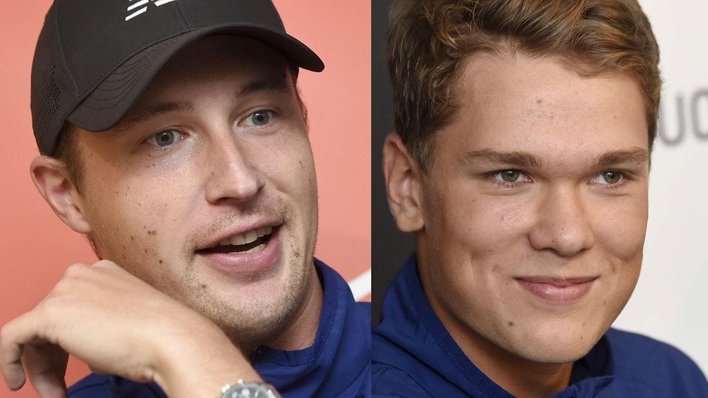 Henri Kontinen (vasemmalla) ja Otto Virtanen (oikealla) muodostavat nelinpeliparin torstaina maaottelussa Kroatiaa vastaan.