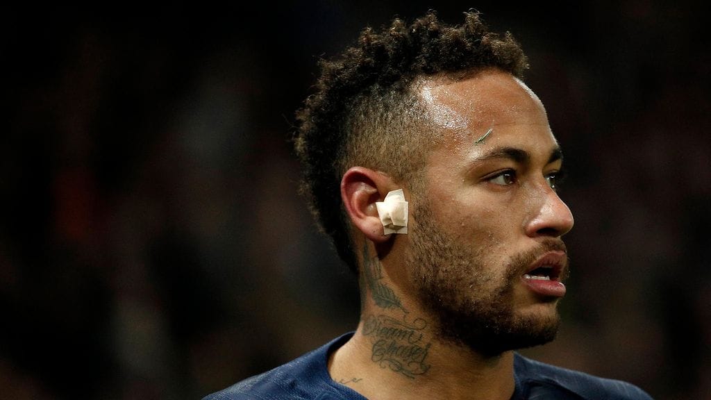 Neymar on edustanut PSG:tä vuodesta 2017 lähtien.
