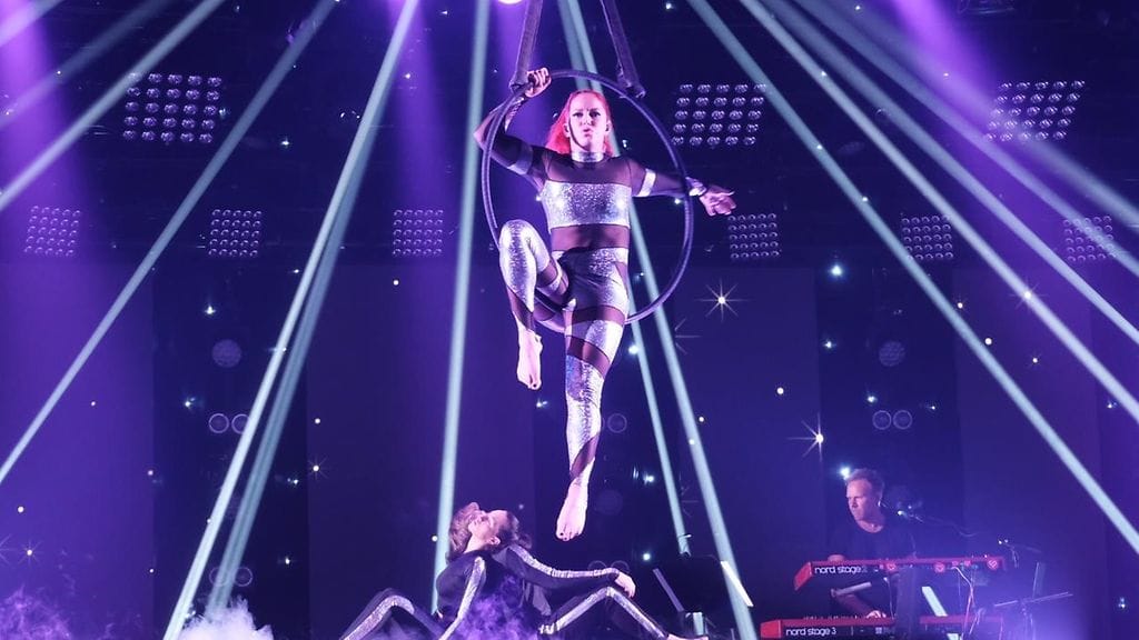 Petra Gargano Tähdet, tähdet -ohjelmassa.