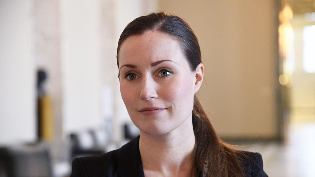 Liikenne- ja viestintäministeri Sanna Marin (sd.)