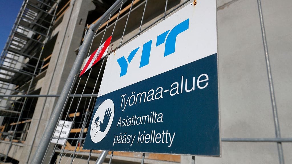 Rakennusyhtiö YIT:n liikevoitto kasvoi vuoden viimeisellä neljänneksellä.