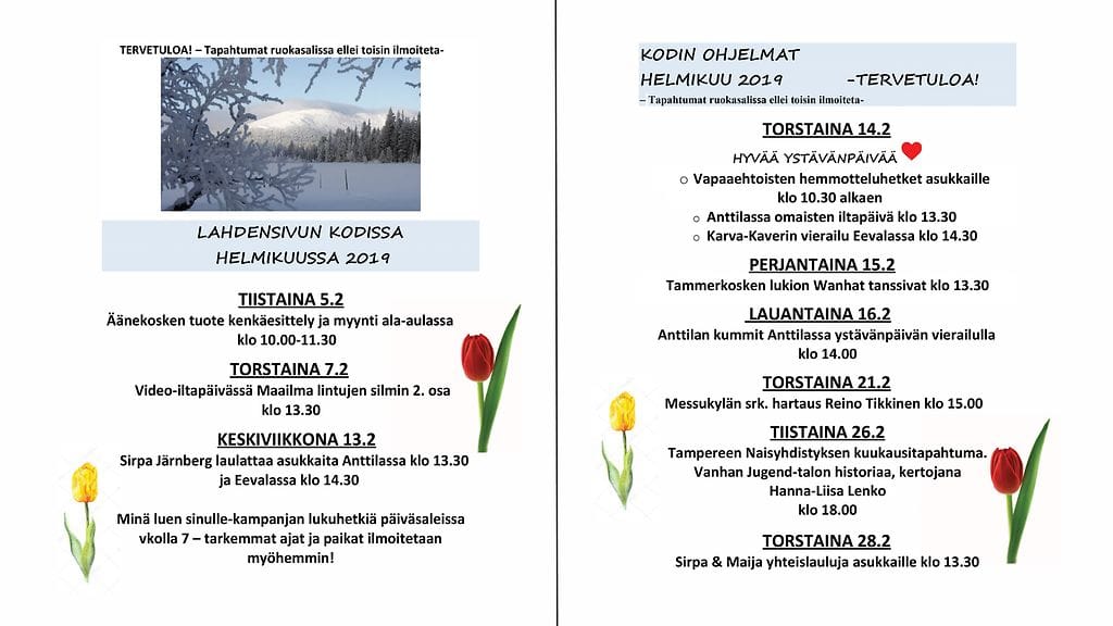 hyva hoivakoti ohjelma