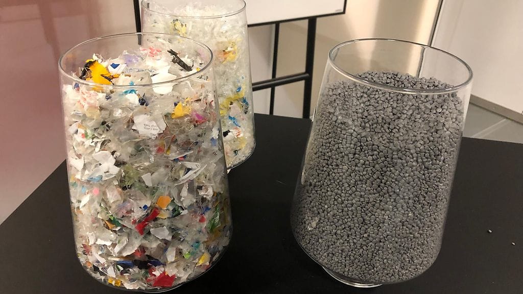 muovi, kierrätys, granulaatti