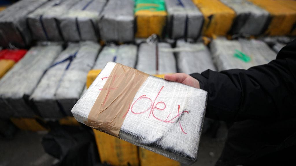 Italiassa kokaiinia onnistuttiin takavarikoimaan yhteensä 1801 paketin verran. Kuvituskuva.