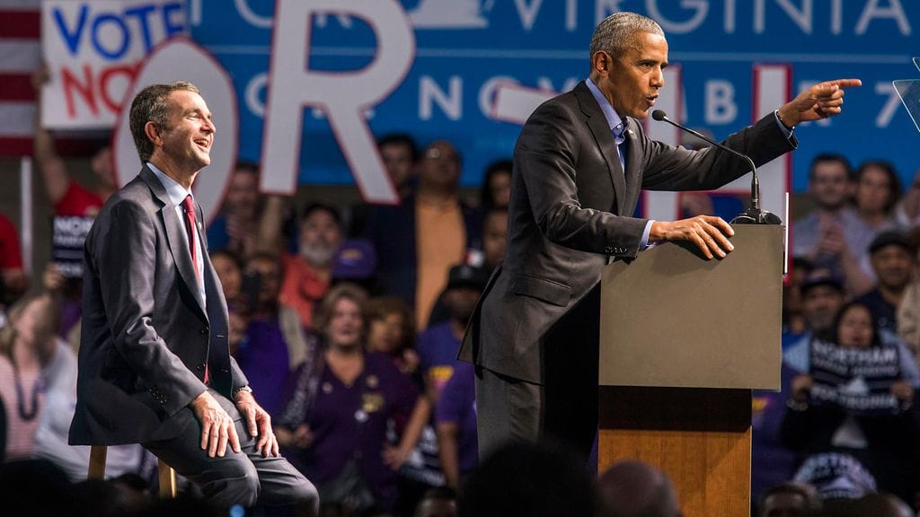 AOP Ralph Northam Barack Obama Virginia