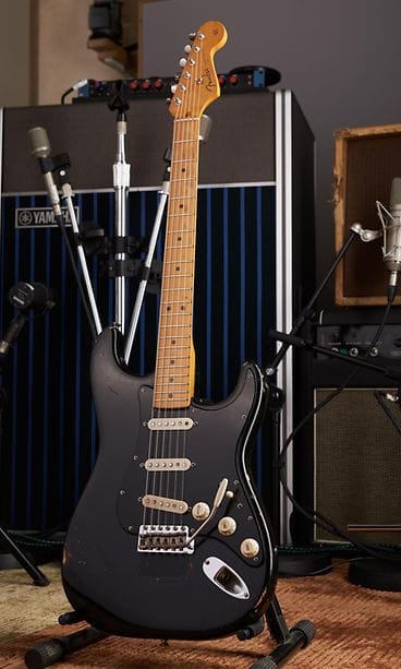 David Gilmour pink floyd fender stratocaster