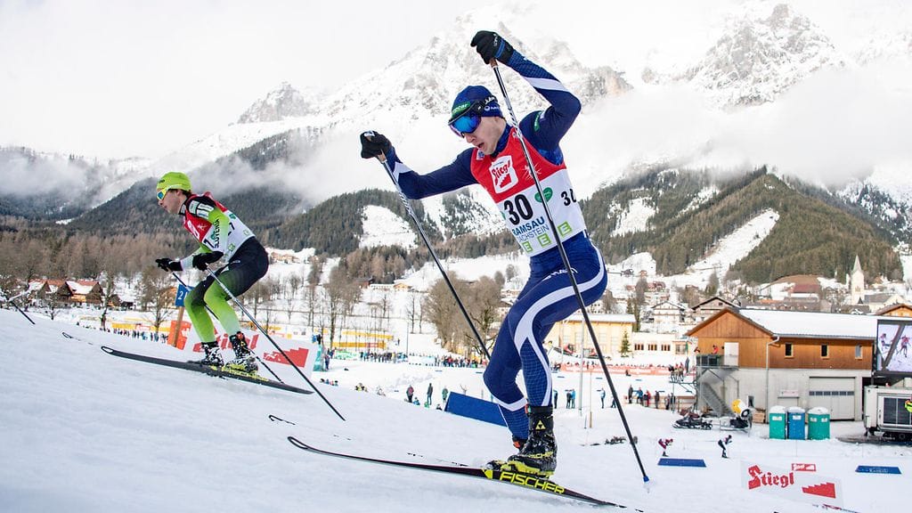 Ilkka Herola onnistui hiihtoladulla upeasti.