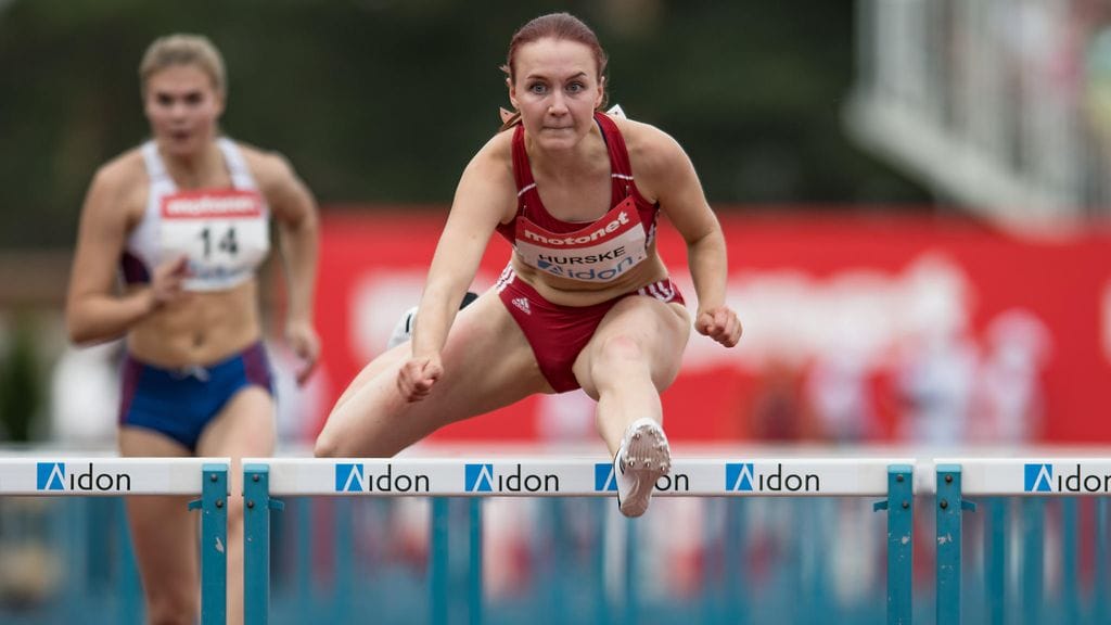 Reetta Hurske väläytti kovaa vauhtia. Arkistokuva.