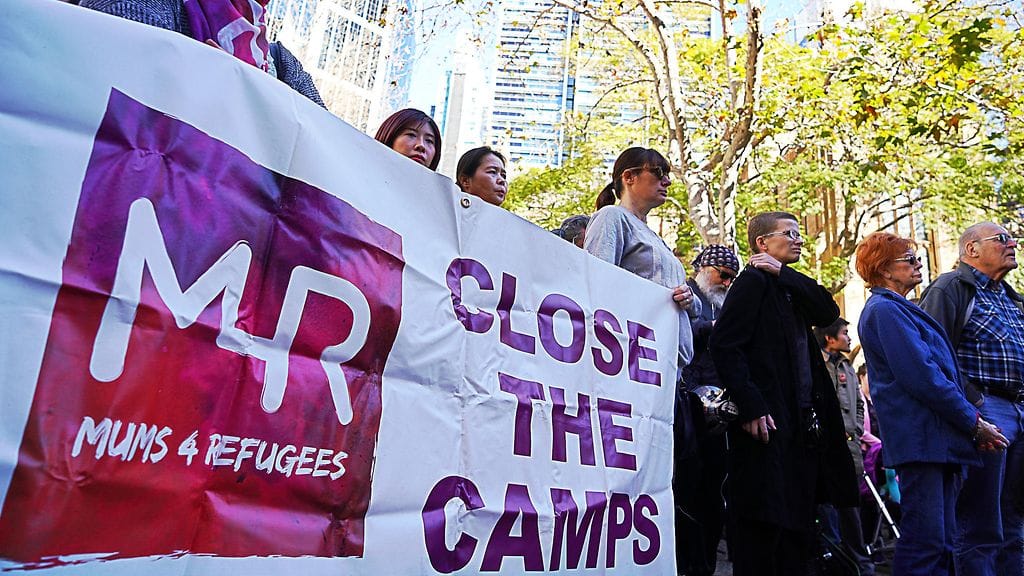 AOP Australia Nauru mielenosoitus