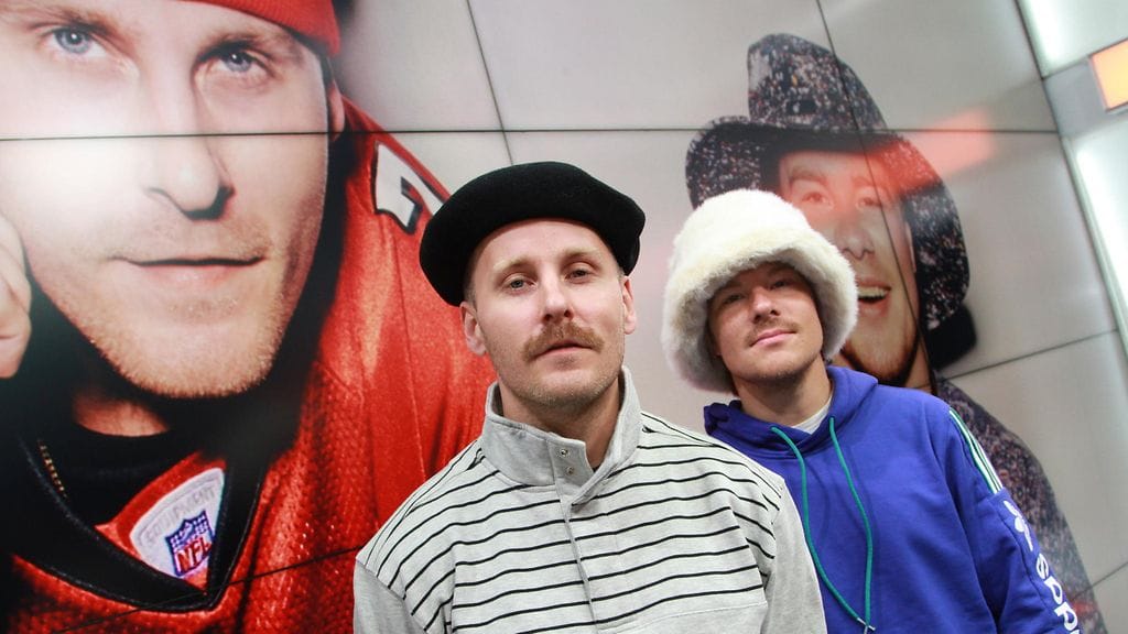 JVG:n Jare Brand ja Ville Galle kuvattuna 6. helmikuuta 2019.