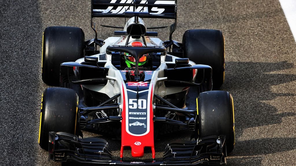 Kuvassa Haasin viime kauden väritys.