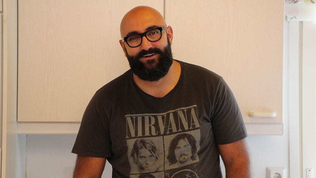 Ali Jahangirin kylpyhuone kaipaa remonttia.