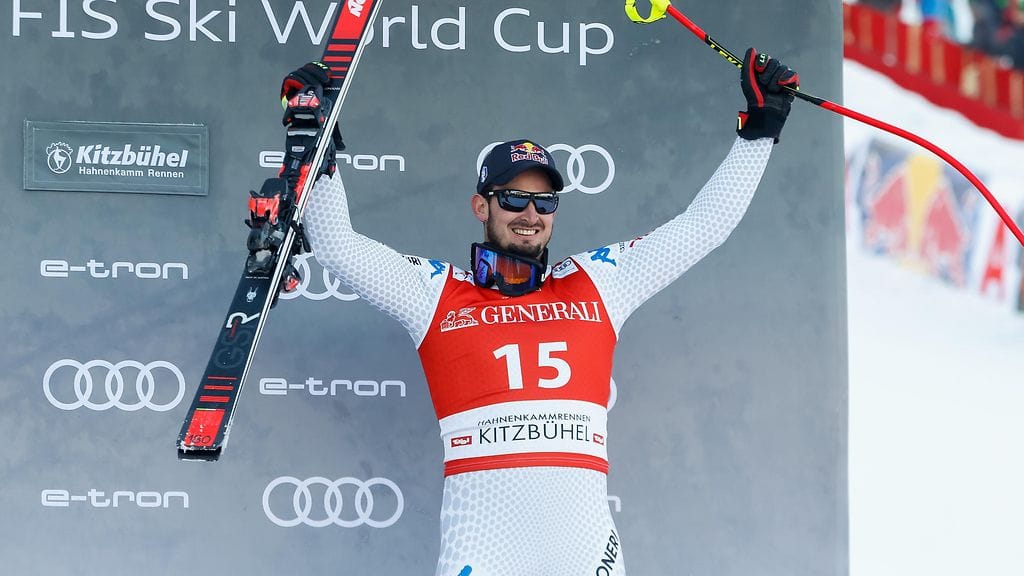 Dominik Paris voitti uransa ensimmäisen maailmanmestaruuden Åressa.